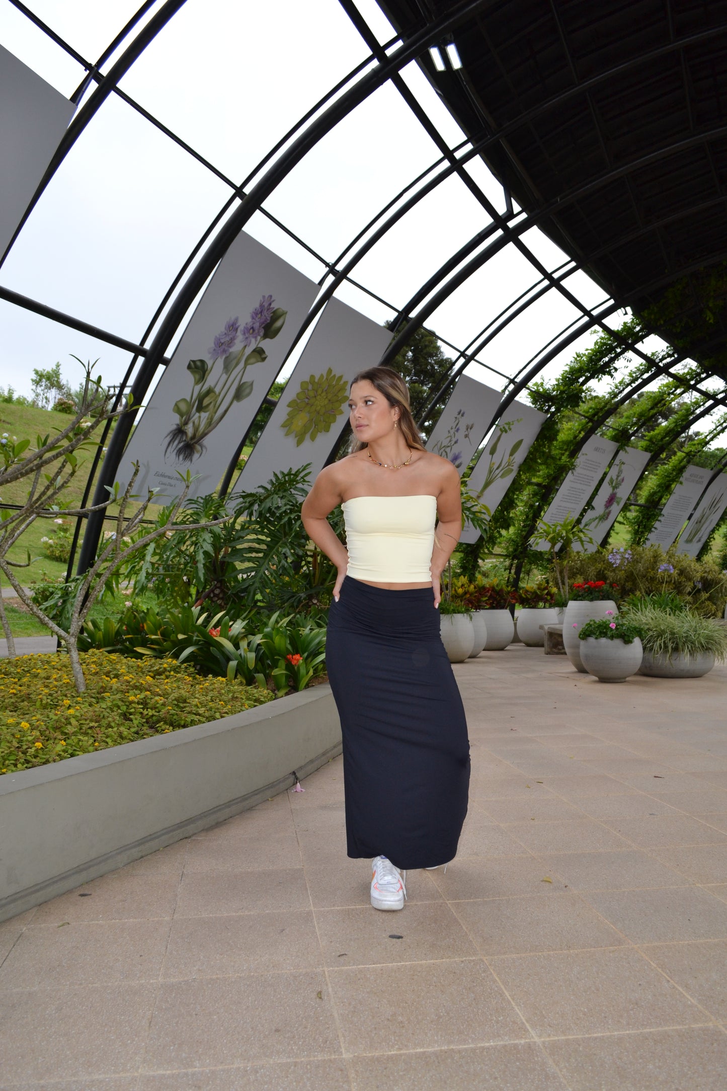 Tube Top Olívia Amarelo